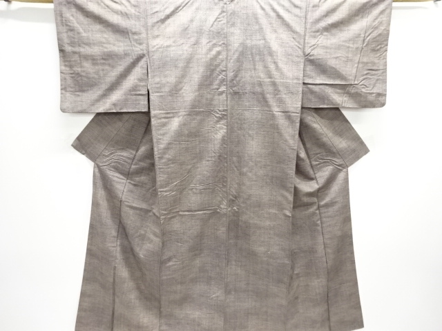 JAPANESE KIMONO / TSUMUGI / WOVEN CHECKERED